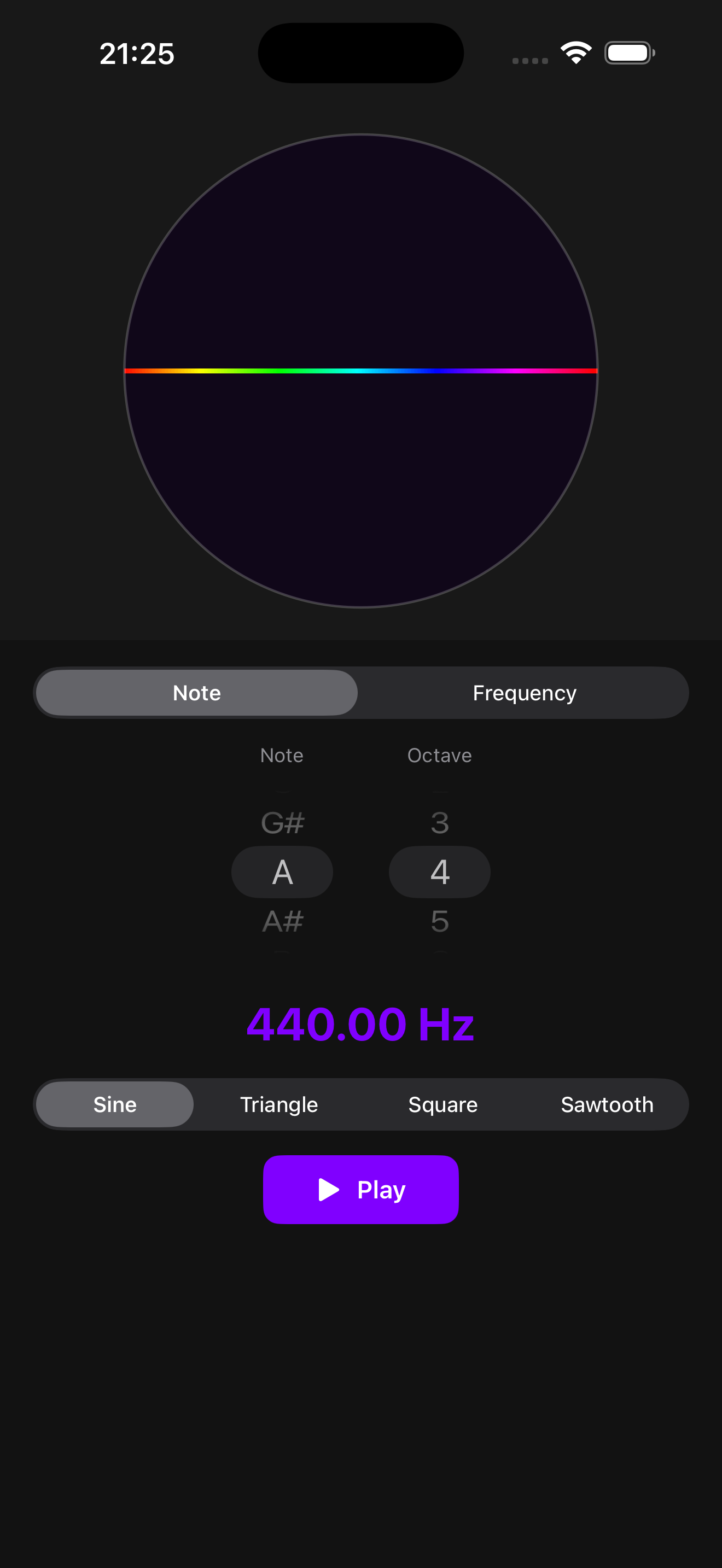 Tone Generator screenshot